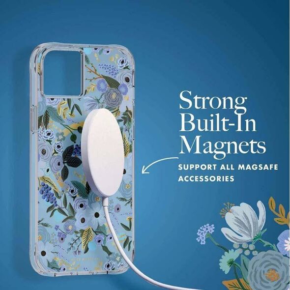 Rifle Paper Clear MagSafe - Etui iPhone 14 Plus (Garden Party Blue) 12572099 840171719895