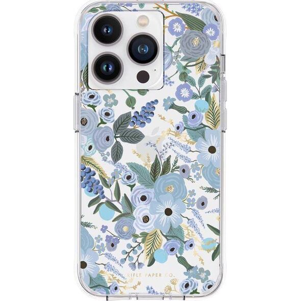 Rifle Paper Clear - Etui iPhone 14 Pro (Garden Party Blue) 12572103 840171719659