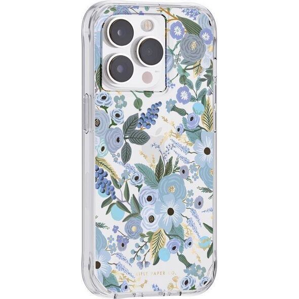Rifle Paper Clear - Etui iPhone 14 Pro (Garden Party Blue) 12572103 840171719659