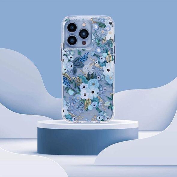 Rifle Paper Clear - Etui iPhone 14 Pro (Garden Party Blue) 12572103 840171719659