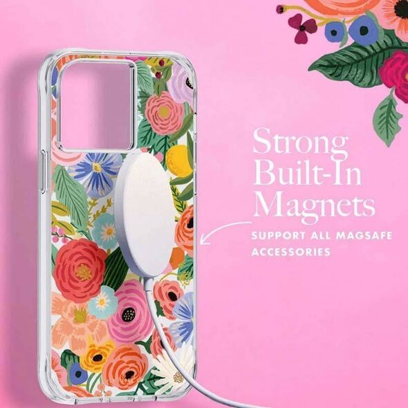 Rifle Paper Clear MagSafe - Etui iPhone 14 Pro Max (Garden Party Blush) 12572108 840171720808
