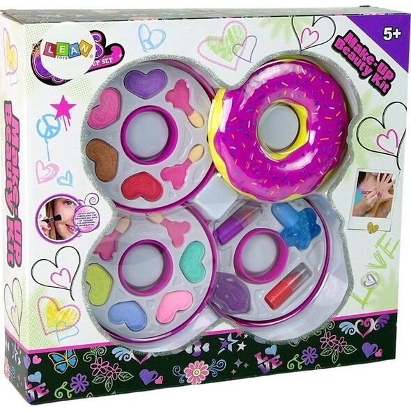 LeanToys Pączek Paletka Cienie Do Powiek Szminka Dla Dzieci 12574383 5904665999318