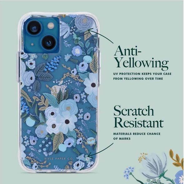Rifle Paper Clear - Etui iPhone 14 Plus (Garden Party Blue) 12579126 840171719888
