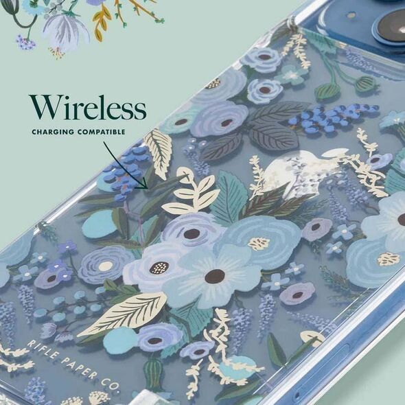 Rifle Paper Clear - Etui iPhone 14 Plus (Garden Party Blue) 12579126 840171719888