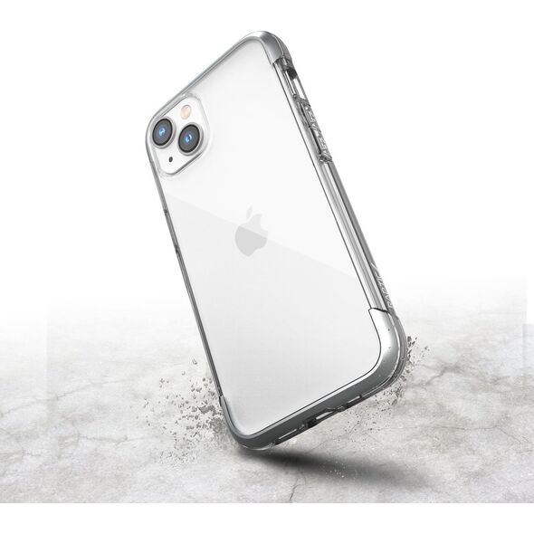 Raptic Raptic X-Doria Air Case etui iPhone 14 pancerny pokrowiec srebrny 12592352 6950941495424