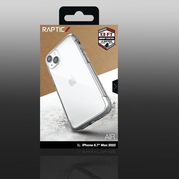 Raptic Raptic X-Doria Air Case etui iPhone 14 Plus pancerny pokrowiec srebrny 12592358 6950941495486