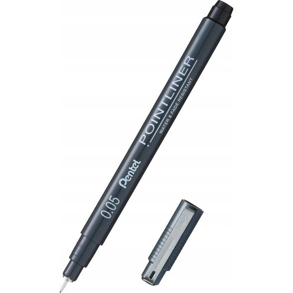 Cienkopis Pentel PointLiner 0.05mm czarny 12605327 884851041890
