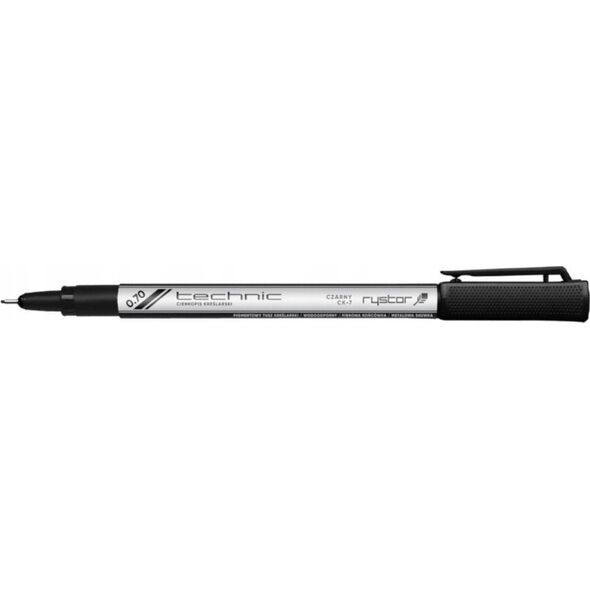 Rystor Cienkopis kreślarski Rystor Technic 0.7mm czarny 12605339 5907548917423