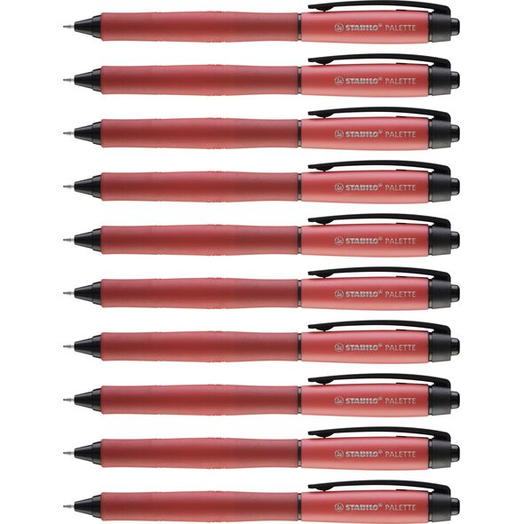 Stabilo Pióro kulkowe Stabilo Palette F czerwone 12605343 9556091163014
