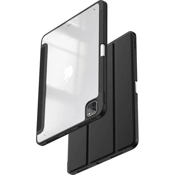 Etui na tablet Crong Crong PrimeFolio  Etui iPad Pro 11 (2022-2021) / iPad Air 10.9 (5-4 gen.) z podstawką i ładowaniem Apple Pencil (czarny) 12625268 5904310702218