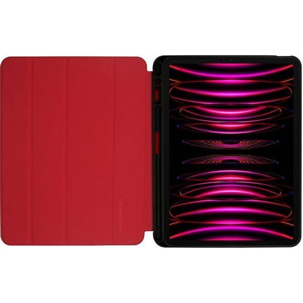 Etui na tablet Crong Crong FlexFolio  Etui iPad Pro 11 (2022-2021) / iPad Air 10.9 (5-4 gen.) z funkcją Apple Pencil (czerwony) 12625522 5904310702256