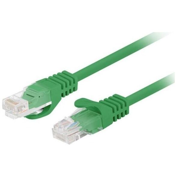Lanberg Patchcord Lanberg UTP kat.5e 2m zielony 10-Pack 12665545 5901969435641