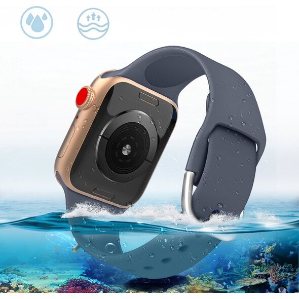 Hurtel Silicone Strap APS silikonowa opaska do Watch 8 / 7 / 6 / 5 / 4 / 3 / 2 / SE (41 / 40 / 38mm) pasek bransoleta do zegarka czerwony 12667114 9145576259214