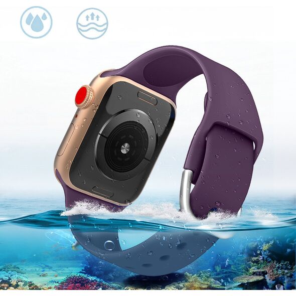 Hurtel Silicone Strap APS silikonowa opaska do Watch Ultra / 8 / 7 / 6 / 5 / 4 / 3 / 2 / SE (49 / 45 / 44 / 42mm) pasek bransoleta do zegarka żółty 12667116 9145576259276