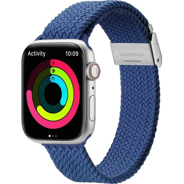 Dux Ducis Dux Ducis Strap (Mixture II Version) pasek Apple Watch Ultra, SE, 8, 7, 6, 5, 4, 3, 2, 1 (49, 45, 44, 42  mm) pleciona opaska bransoleta niebieski 12667398 6934913035771