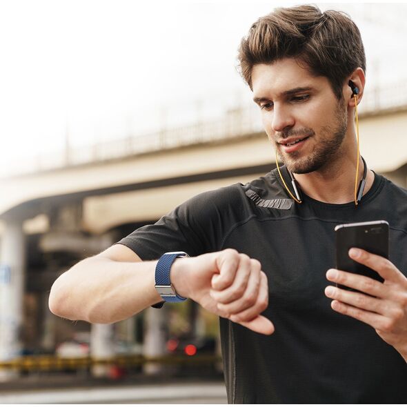 Dux Ducis Dux Ducis Strap (Mixture II Version) pasek Apple Watch Ultra, SE, 8, 7, 6, 5, 4, 3, 2, 1 (49, 45, 44, 42  mm) pleciona opaska bransoleta niebieski 12667398 6934913035771