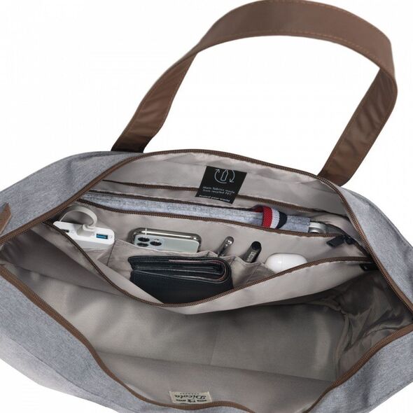 Torba Dicota Torba na laptopa 13-14,1 cali Shopper Eco Motion jasnoszara 12669396 7640186417433
