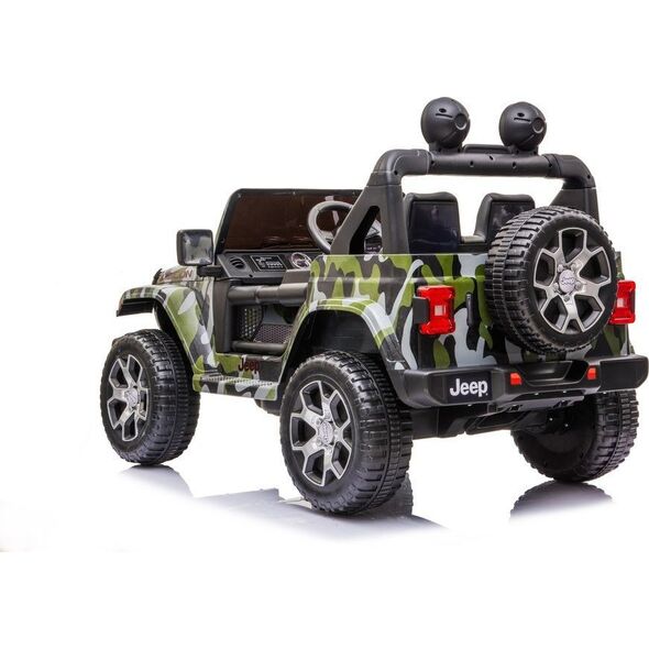 Lean Cars Pojazd na Akumulator Jeep Wrangler Rubicon DK-JWR555 Moro 12675892 5905323210868