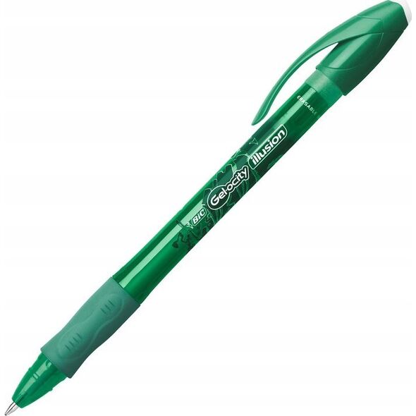 Bic Długopis wymazywalny BiC Gelocity Illusion zielony 12676701 3086123425989