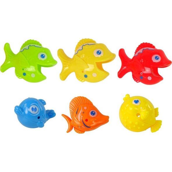 LeanToys Gra Zręcznościowa Zestaw Łowienie Rybek Wędka Rybki Krokodyl 12679580 5904665999400