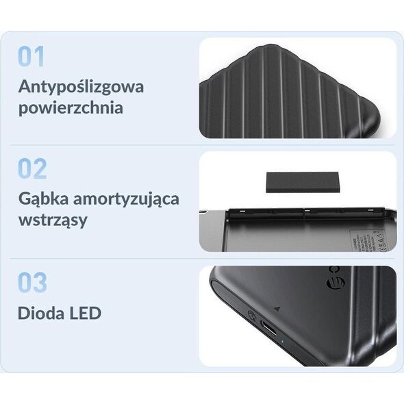 Kieszeń Orico Obudowa dysku 2,5" USB-C 3.1 6Gbps czarna 12692859 6941788854543