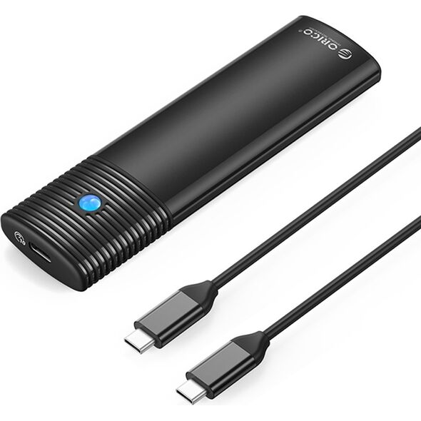 Kieszeń Orico M.2 NVMe/SATA 10Gbps czarna (PWDM2-G2-BK-EP) 12692871 6941788828254