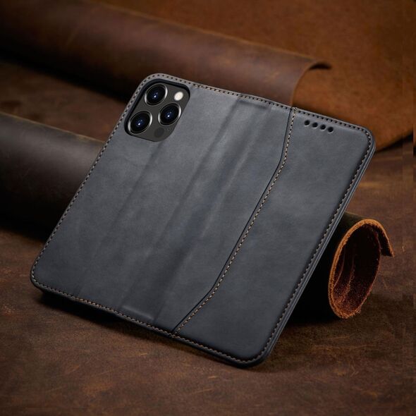 Hurtel Magnet Fancy Case etui iPhone 14 pokrowiec z klapką portfel podstawka czarne 12718358 9145576263723