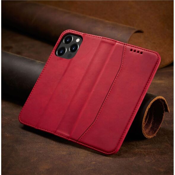 Hurtel Magnet Fancy Case etui iPhone 14 Plus pokrowiec z klapką portfel podstawka czerwone 12718365 9145576263778