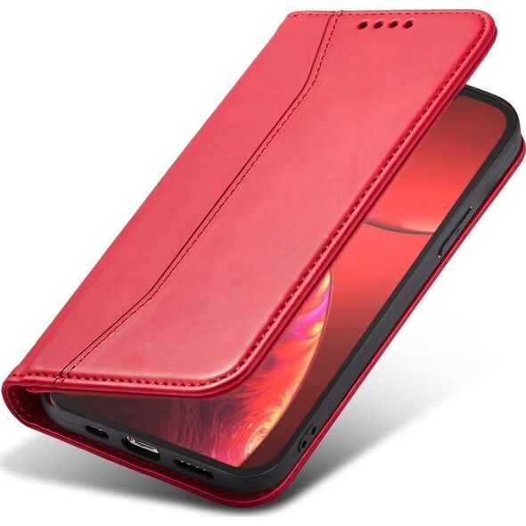 Hurtel Magnet Fancy Case etui iPhone 14 Pro Max pokrowiec z klapką portfel podstawka czerwone 12718368 9145576263839