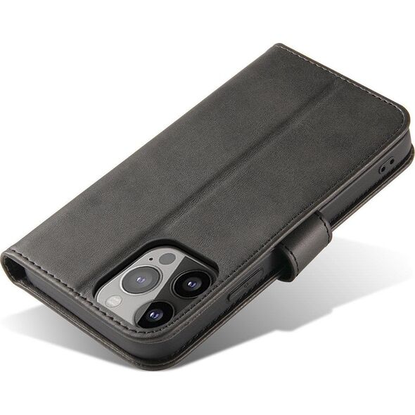 Hurtel Magnet Case etui TCL 30 SE pokrowiec z klapką portfel podstawka czarne 12718418 9145576270578
