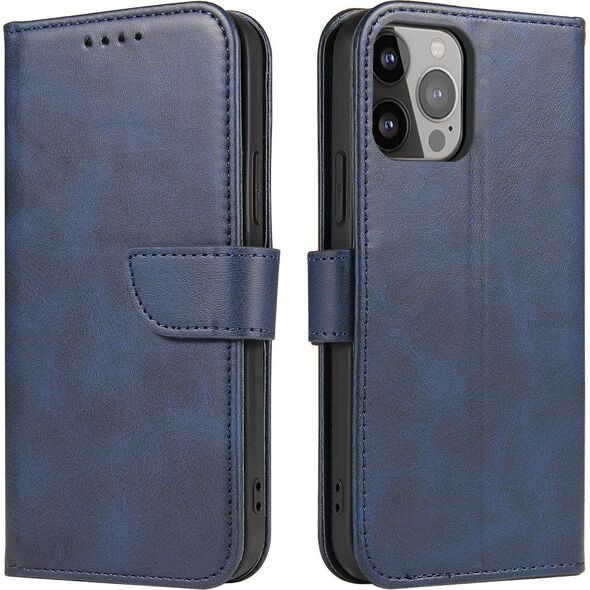 Hurtel Magnet Case etui Samsung Galaxy A14 5G pokrowiec z klapką portfel podstawka niebieskie 12718438 9145576270950