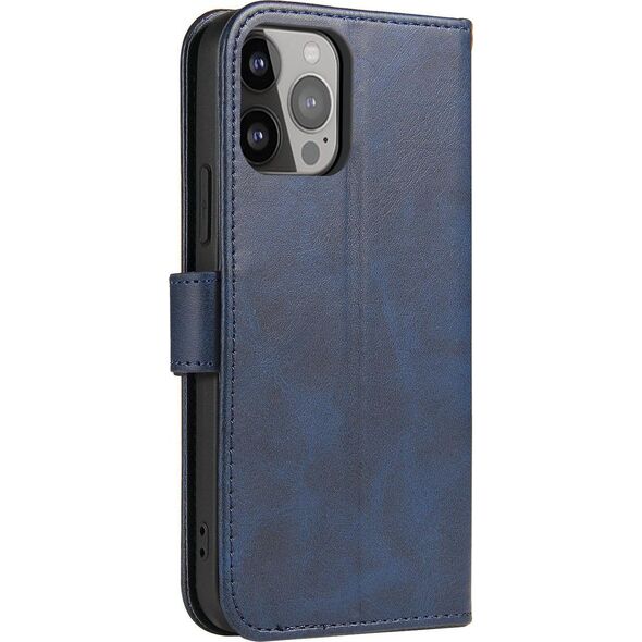 Hurtel Magnet Case etui Samsung Galaxy A14 5G pokrowiec z klapką portfel podstawka niebieskie 12718438 9145576270950