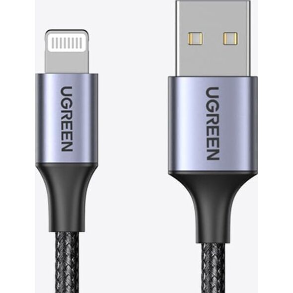 Kabel USB Ugreen USB-A - Lightning 1.5 m Czarny (UGR1460) 12723699 6957303861576