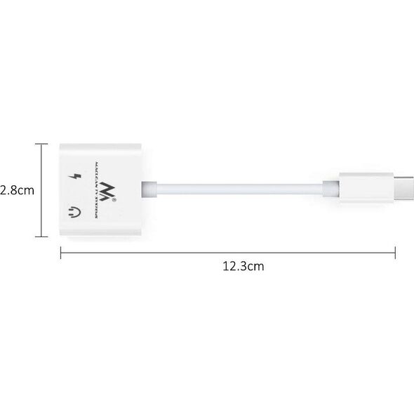 Adapter USB Maclean Adapter USB type-C 3,5 mm jack PD MCTV-848 12727183 5902211128458