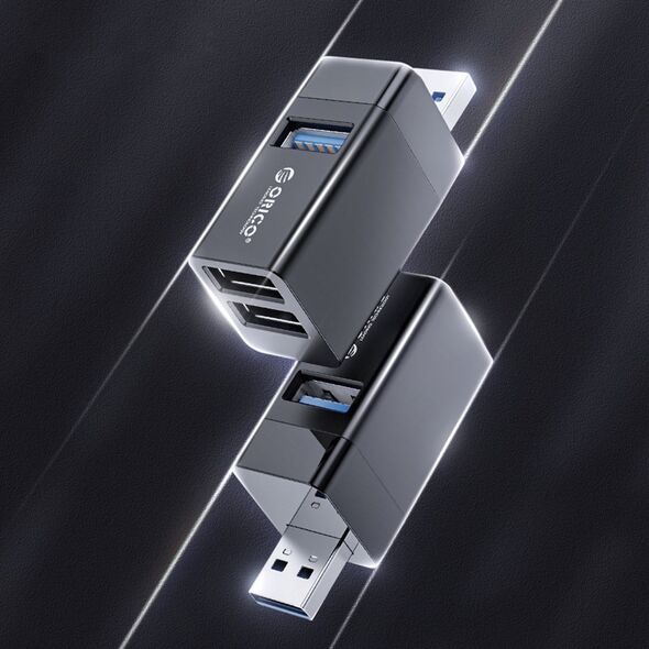 HUB USB Orico MINI-U32-BK-BP 3x USB-A 3.0 (MINI-U32-BK-BP) 12728646 6936761814928