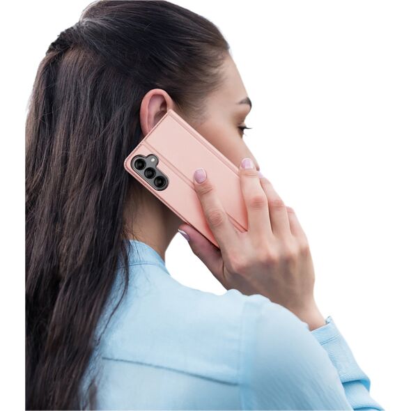 Dux Ducis Dux Ducis Skin Pro etui do Samsung Galaxy A34 5G pokrowiec z klapką portfel na kartę podstawka różowe 12729212 6934913030196