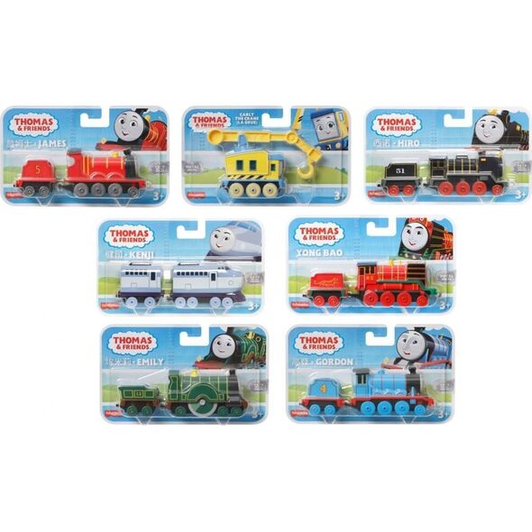 Mattel Fisher-Price Tomek i Przyjaciele Duża lokomotywa metalowa HFX91 p6 MATTEL mix 12732375 194735045624