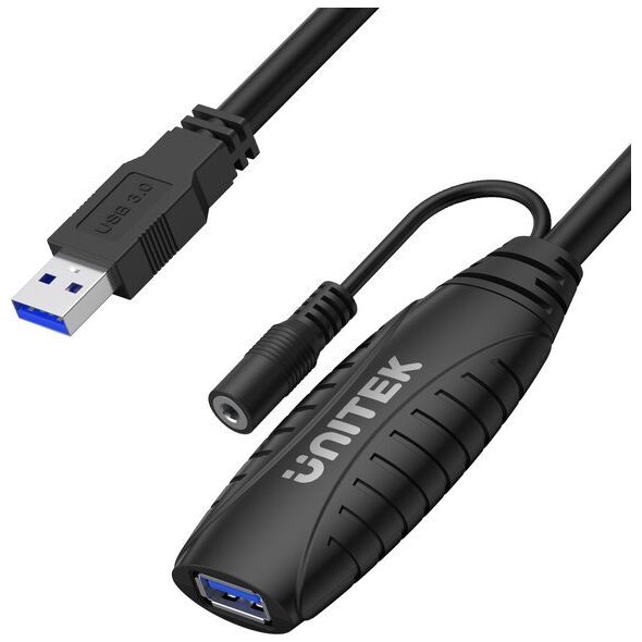 Adapter USB Unitek Y-3003C USB - USB Czarny  (Y-3003C) 12734898 4894160046529
