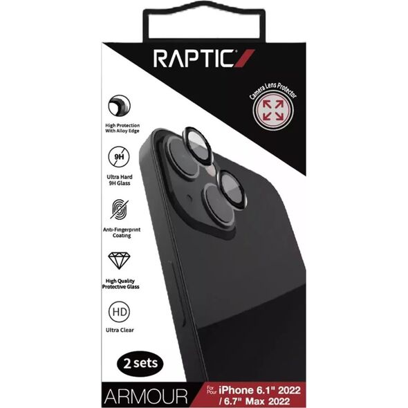 Raptic Raptic X-Doria Armour Camera Glass szkło hartowane iPhone 14 / 14 Plus na tylny aparat 12735764 6950941496476
