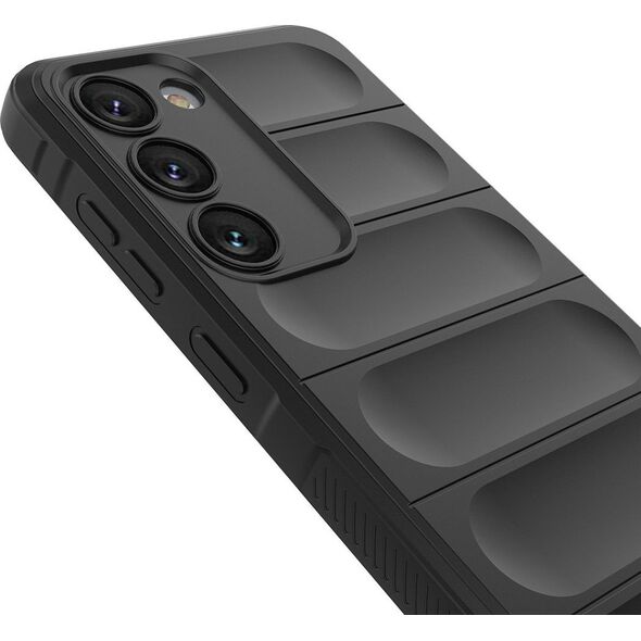 Hurtel Magic Shield Case etui do Samsung Galaxy S23+ elastyczny pancerny pokrowiec czarne 12741041 9145576272039