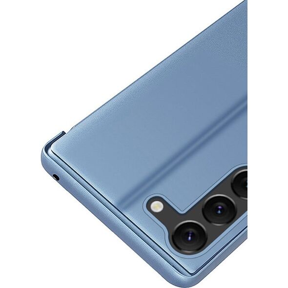 Hurtel Clear View Case etui do Samsung Galaxy S23+ pokrowiec z klapką niebieskie 12741080 9145576270257