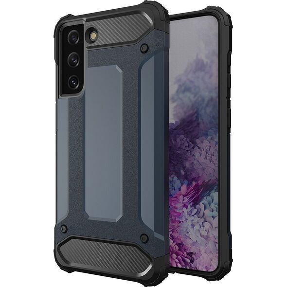 Hurtel Hybrid Armor etui do Samsung Galaxy S23 pancerny hybrydowy pokrowiec niebieskie 12741092 9145576272565