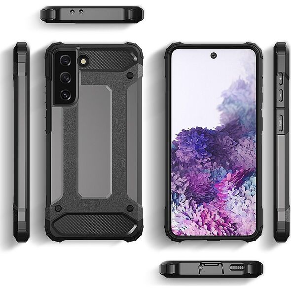 Hurtel Hybrid Armor etui do Samsung Galaxy S23 pancerny hybrydowy pokrowiec niebieskie 12741092 9145576272565