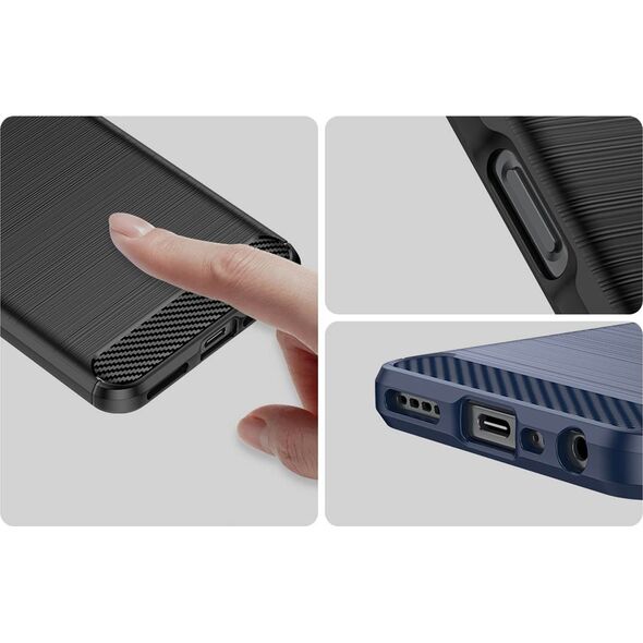 Hurtel Carbon Case etui do Realme 10 5G / Realme 9i 5G elastyczny silikonowy karbonowy pokrowiec czarne 12741126 9145576271872