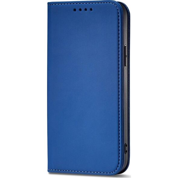 Hurtel Magnet Card Case etui Samsung Galaxy S23 Ultra pokrowiec z klapką portfel podstawka niebieskie 12741393 9145576271124