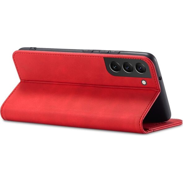 Hurtel Magnet Fancy Case etui Samsung Galaxy S23+ pokrowiec z klapką portfel podstawka czerwone 12741410 9145576271490