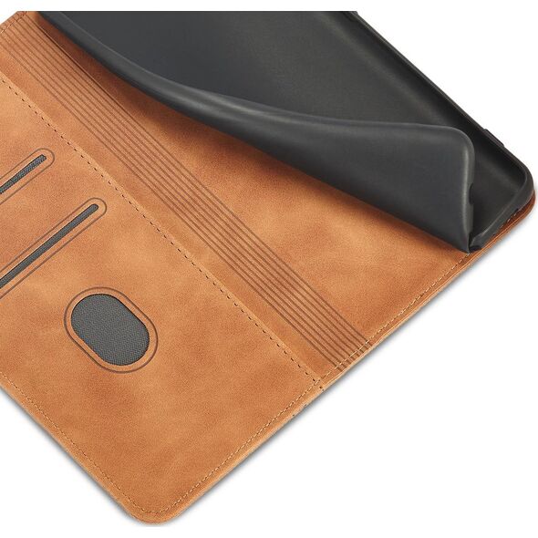 Hurtel Magnet Fancy Case etui Samsung Galaxy S23+ pokrowiec z klapką portfel podstawka brązowe 12741418 9145576271506
