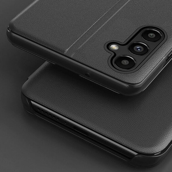 Hurtel Eco Leather View Case etui do Samsung Galaxy S23+ z klapką podstawka niebieskie 12747655 9145576269985