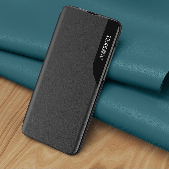Hurtel Eco Leather View Case etui do Samsung Galaxy S23+ z klapką podstawka czerwone 12747657 9145576269978