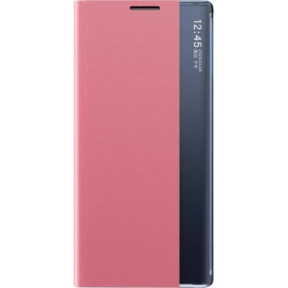 4kom.pl Etui New Sleep Case do Samsung Galaxy S23+ Plus pokrowiec z klapką podstawka różowe 12748010 9145576270097
